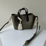 【ハモミシノオトナフク】Two-Tone 2-Way Tote Bag