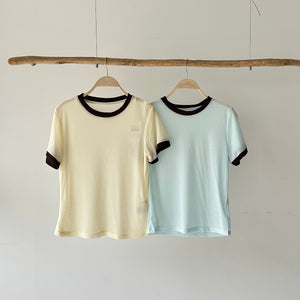 【ハモミシノオトナフク】Sheer Ringer T-Shirt