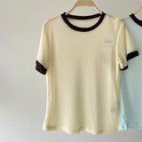 【ハモミシノオトナフク】Sheer Ringer T-Shirt