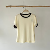 【ハモミシノオトナフク】Sheer Ringer T-Shirt