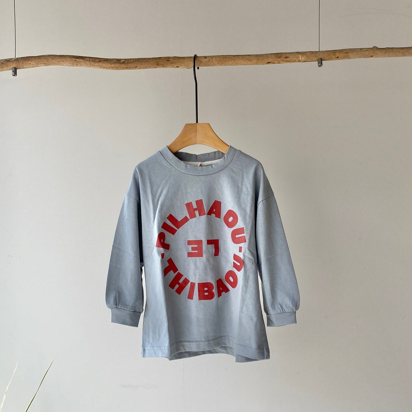 【hamomisi】Pronted sweatshirt(90.110.120)