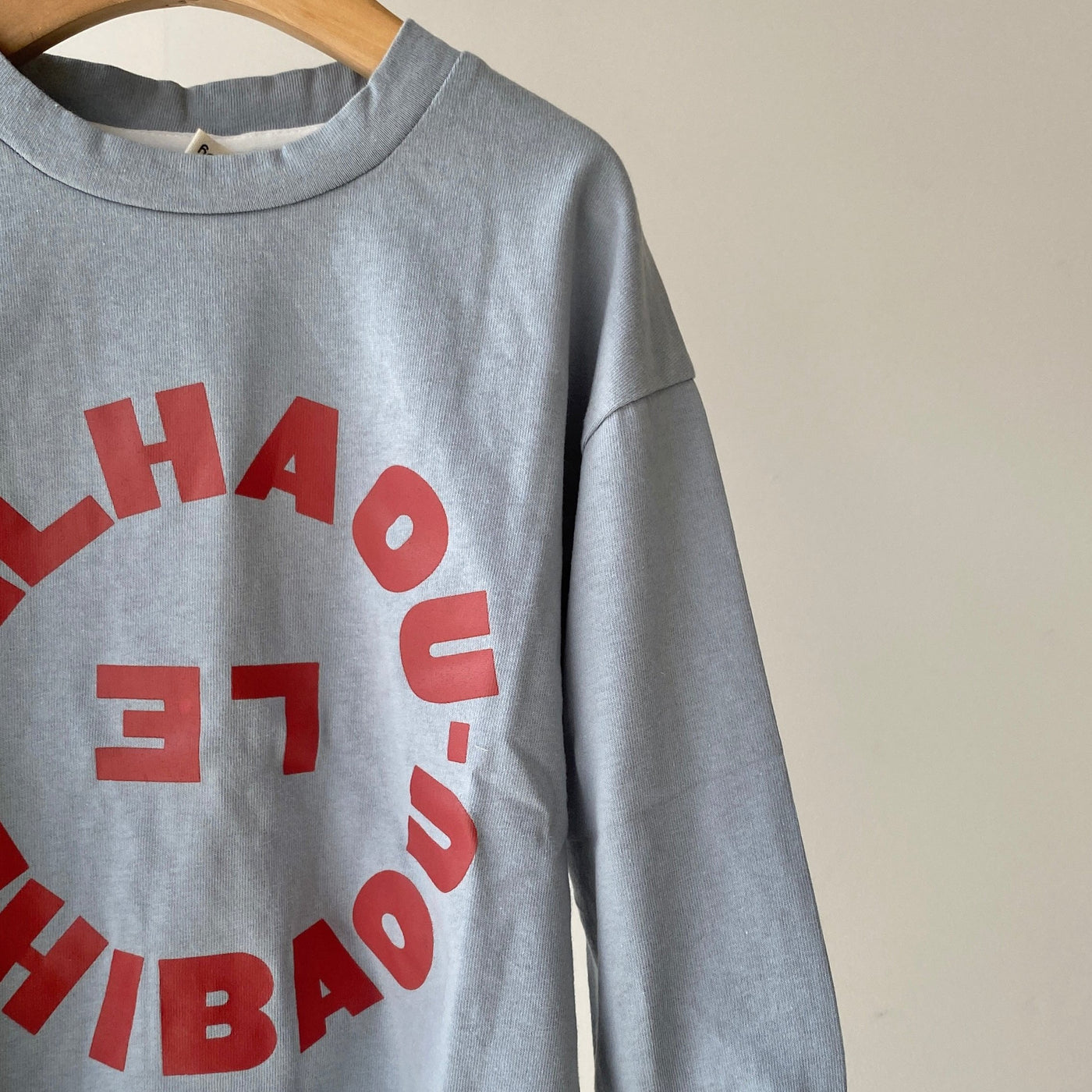 【hamomisi】Pronted sweatshirt(90.110.120)