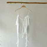 【ハモミシノオトナフク】Multi-Frill Layered Cami