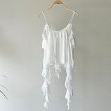 【ハモミシノオトナフク】Multi-Frill Layered Cami