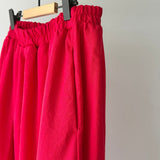 【ハモミシノオトナフク】Cooling Gathered Flare Maxi Skirt