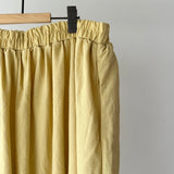 【ハモミシノオトナフク】Cooling Gathered Flare Maxi Skirt