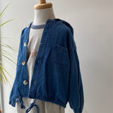 【hamomisi】Denim hooded jacket(80.90)