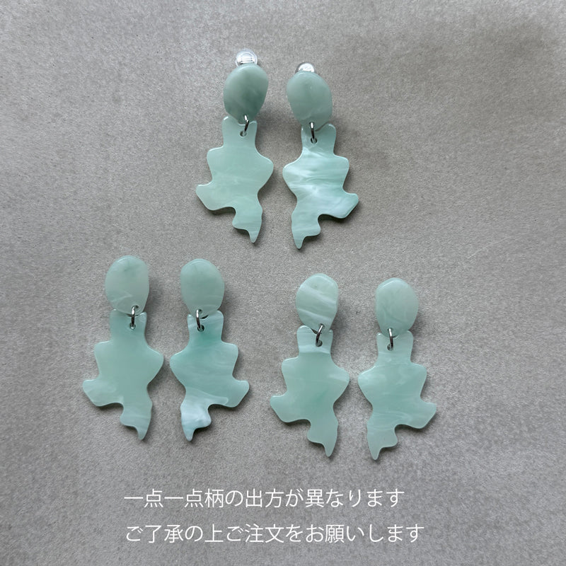 【sAn】Drip earring(ear clip)