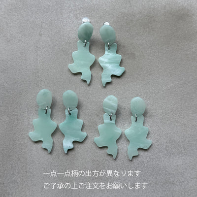 【sAn】Drip earring(ear clip)