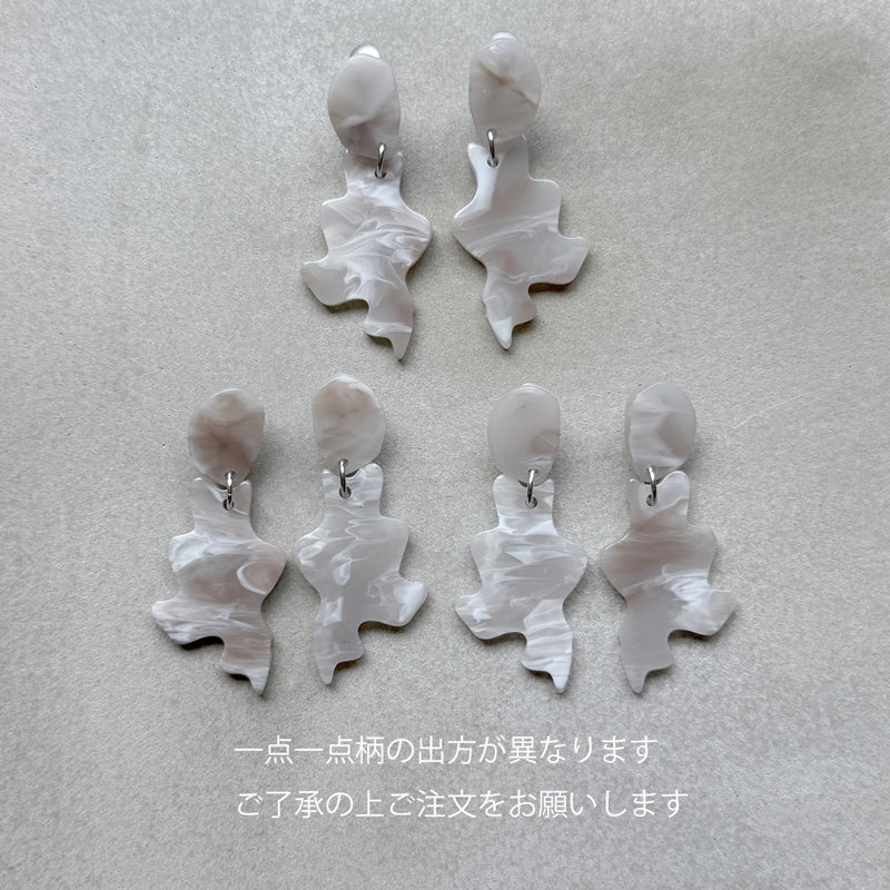 【sAn】Drip earring(ear clip)