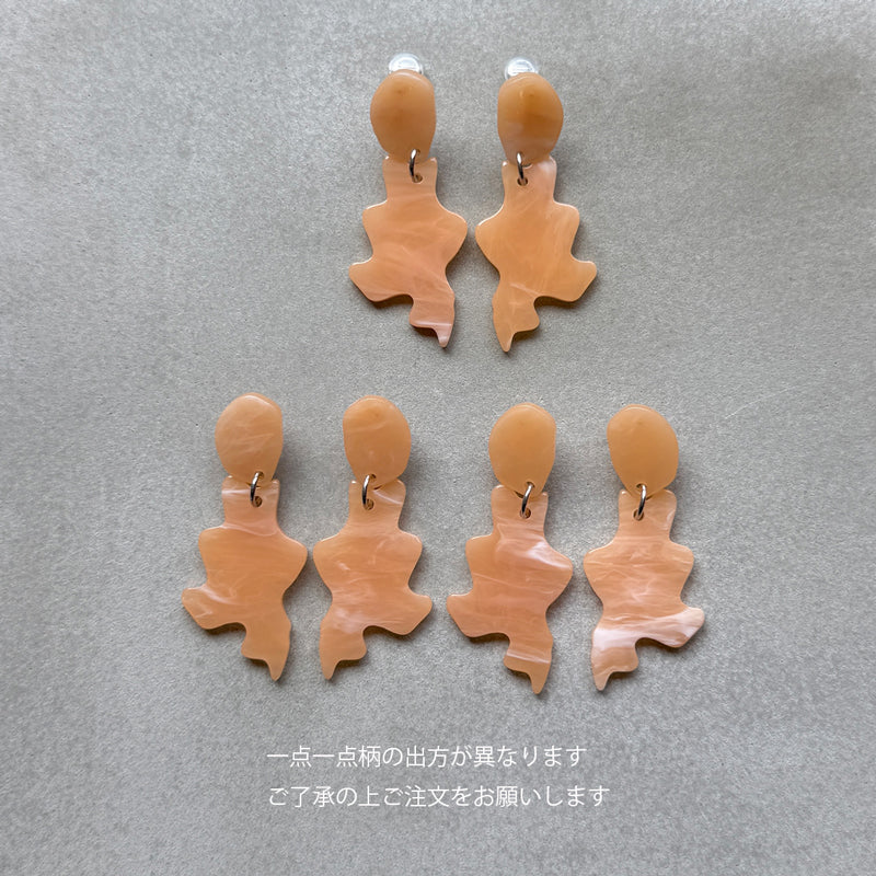【sAn】Drip earring(ear clip)