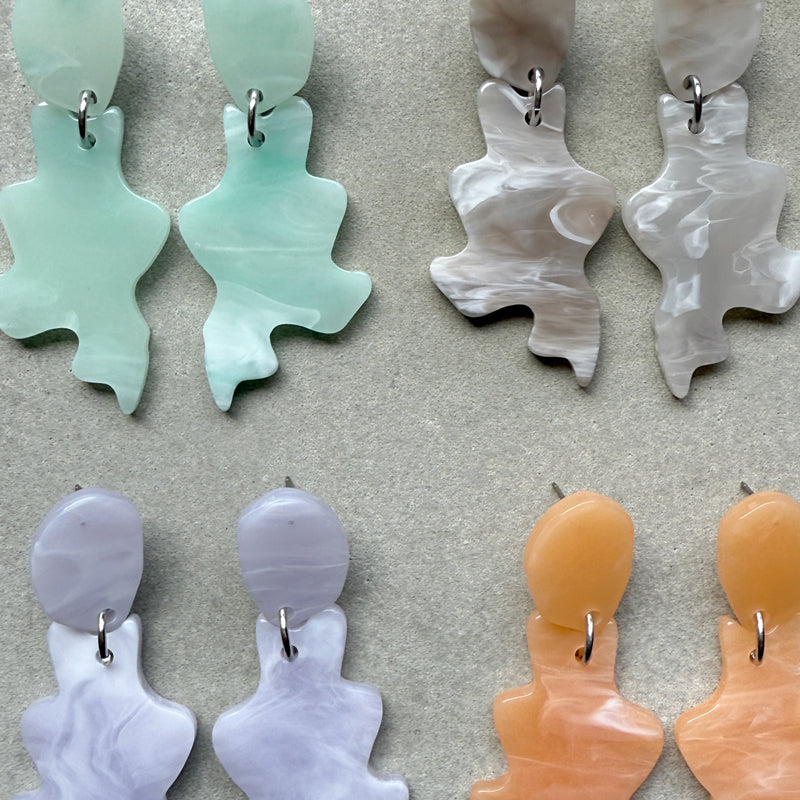 【sAn】Drip earring(ear clip)