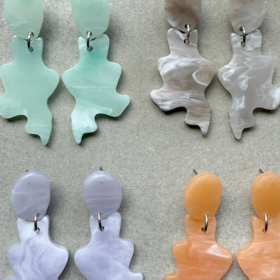 【sAn】Drip earring(ear clip)