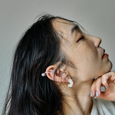 【sanrmk】 Melts 1 pearl Earcuff　　