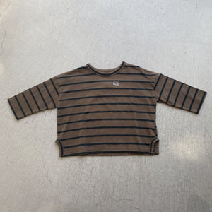 【hamomisi】Border long T-shirt(80~100)