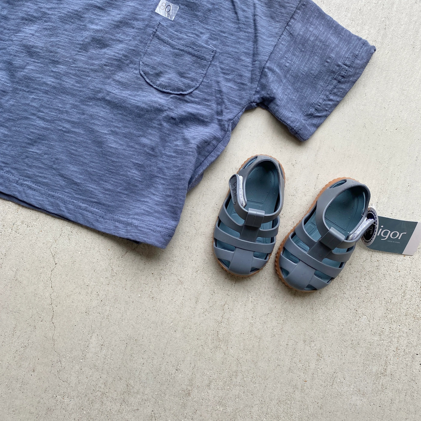 【hamomisi】Chest pocket t-shirt(80~120)