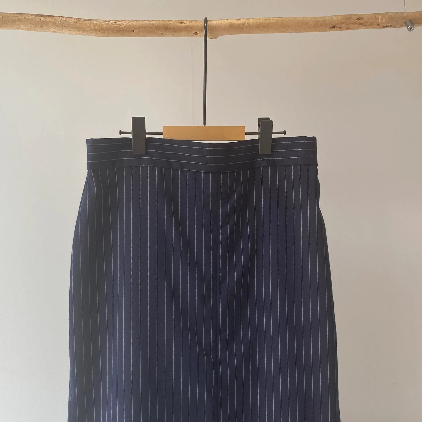 【ハモミシノオトナフク】Striped straight skirt