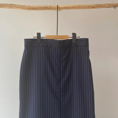 【ハモミシノオトナフク】Striped straight skirt