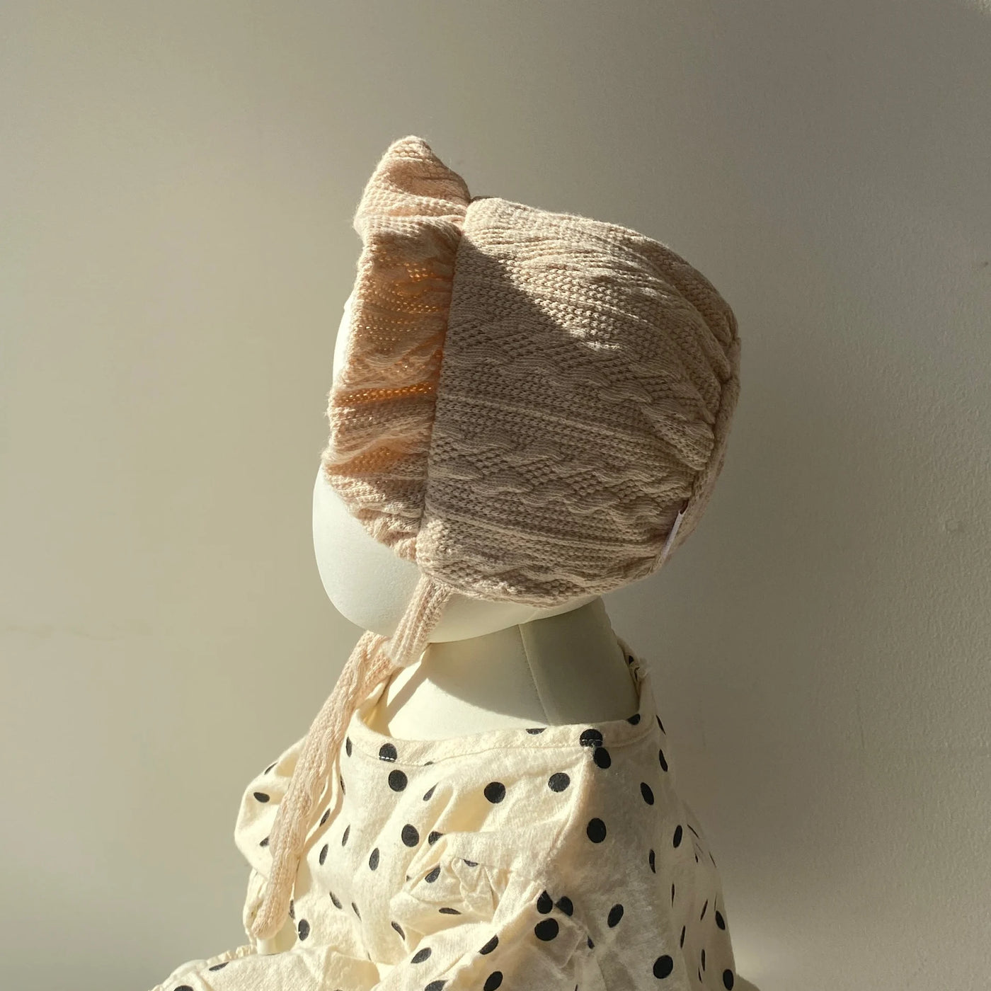 【hamomisi】Knit baby hat(44cm)