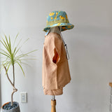 【hamomisi】Linen T-shirt(90~150)