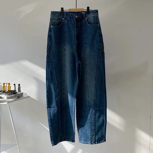 【ハモミシノオトナフク】Denim curve pants