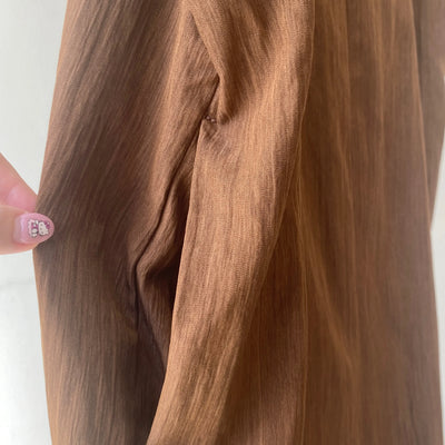 【ハモミシノオトナフク】Linen-like bustier-style salopette