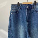 【ハモミシノオトナフク】Denim curve pants