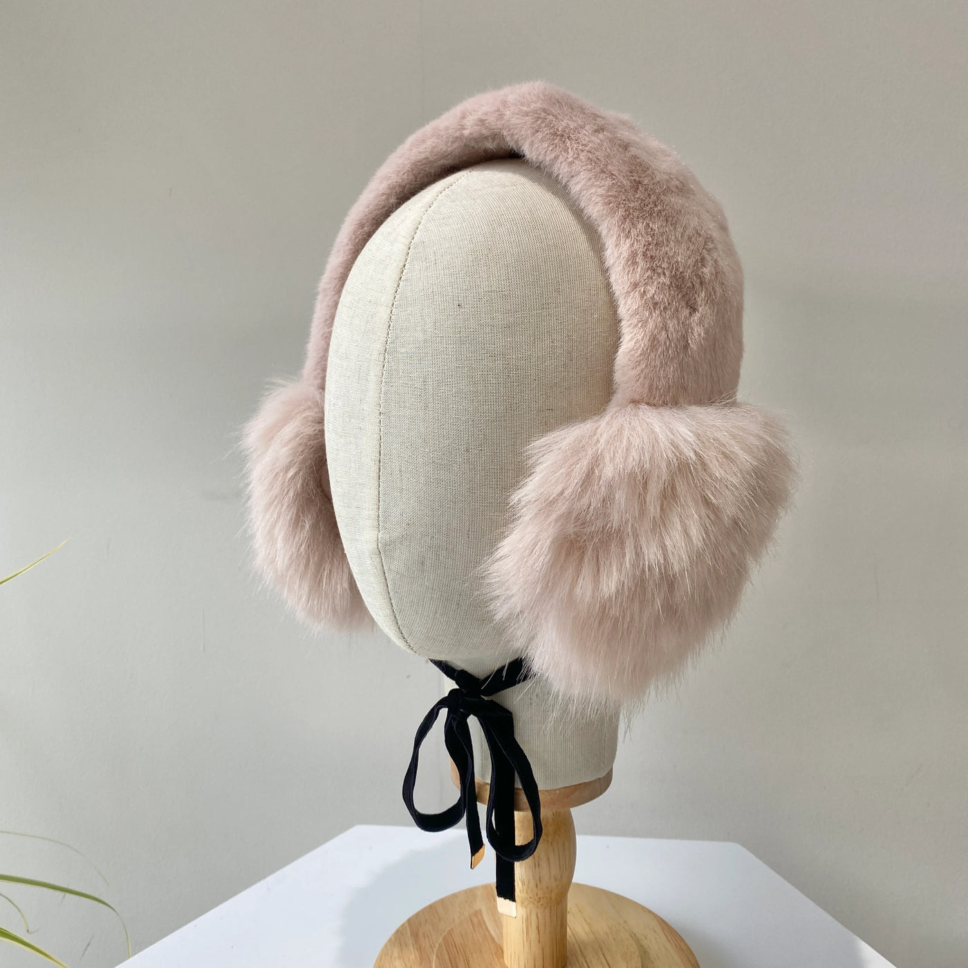 【ハモミシノオトナフク】Fur ear muffler