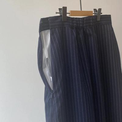 【ハモミシノオトナフク】Striped straight skirt