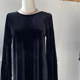 【ハモミシノオトナフク】Velour back open OP