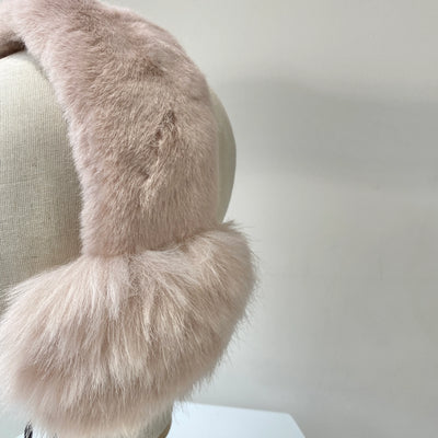 【ハモミシノオトナフク】Fur ear muffler