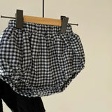 【hamomisi】Checkered pants set(73~90)