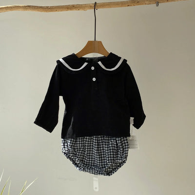 【hamomisi】Checkered pants set(73~90)