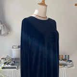 【ハモミシノオトナフク】Velour back open OP