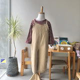 【hamomisi】Border long T- shirt (90~150)