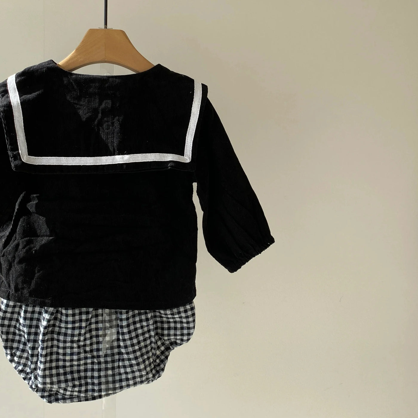 【hamomisi】Checkered pants set(73~90)