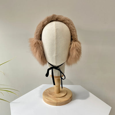 【ハモミシノオトナフク】Fur ear muffler