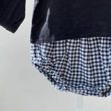 【hamomisi】Checkered pants set(73~90)