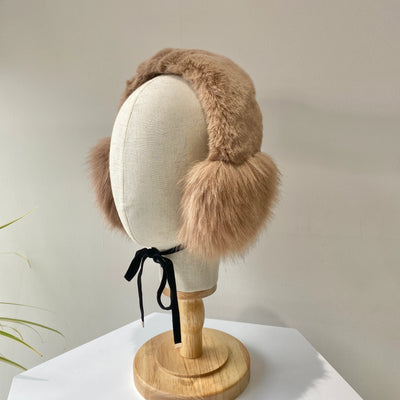 【ハモミシノオトナフク】Fur ear muffler