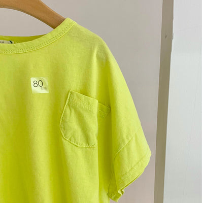 【hamomisi】Chest pocket T-shirt(80~130)