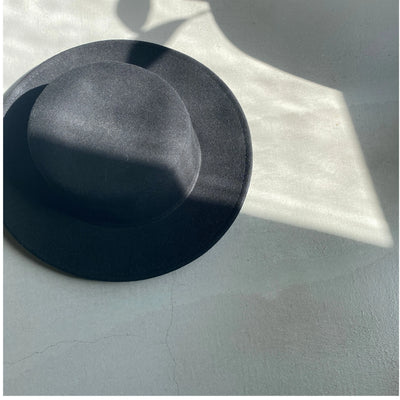 【hamomisi】Wool round hat