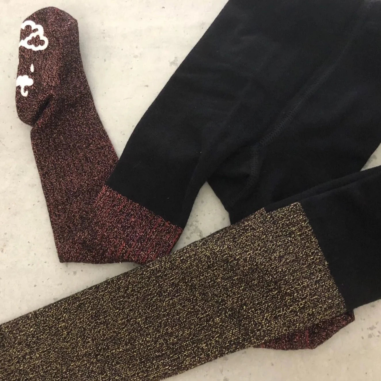 【hamomisi】glitter tights