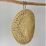 【hamomisi】Paper openwork beret