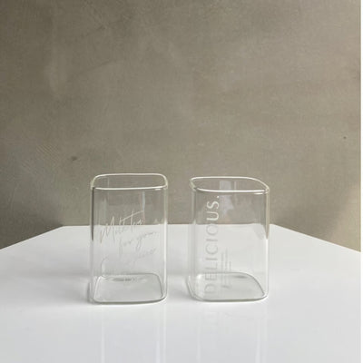 【ハモミシノオトナフク】ガラスコップ　Low