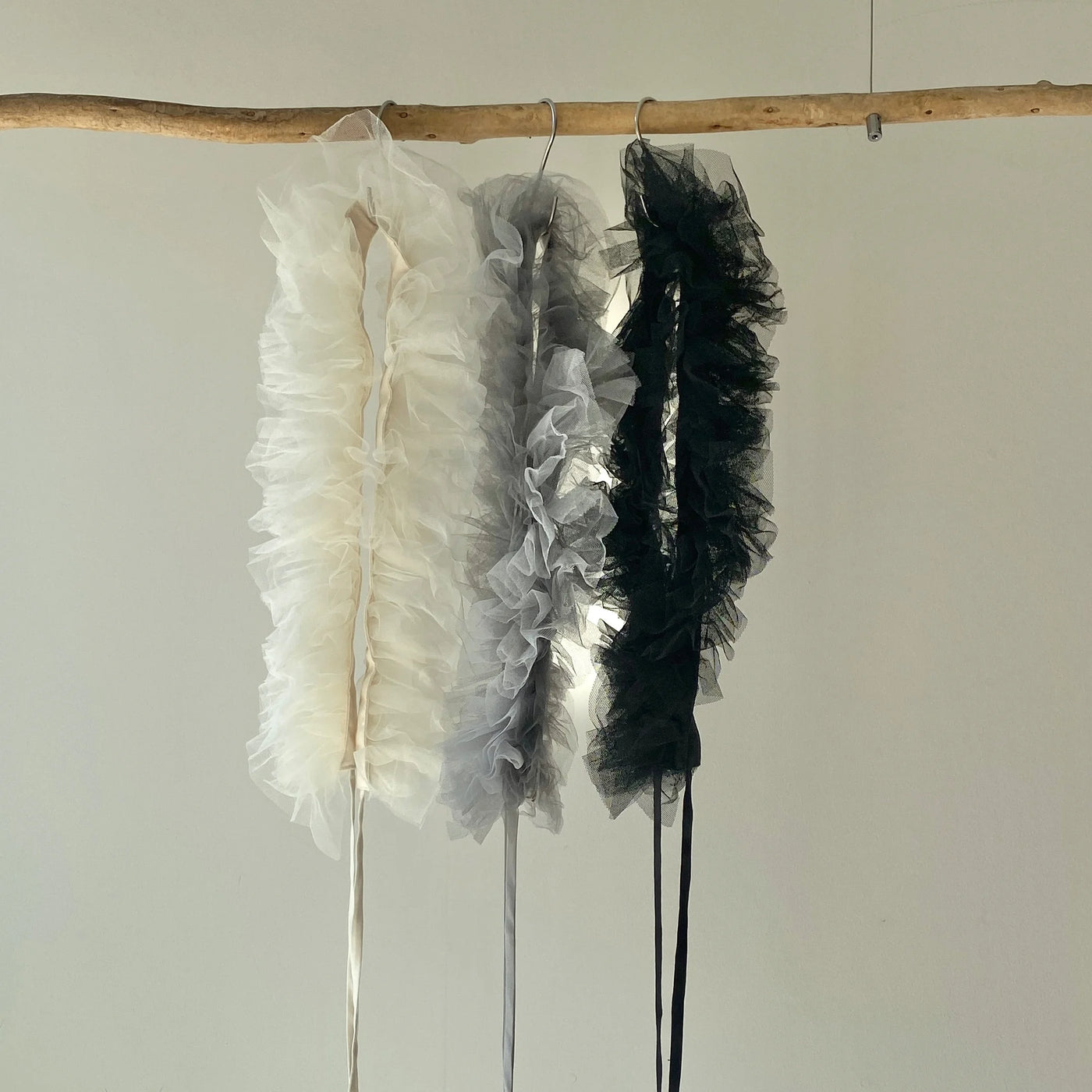 【ハモミシノオトナフク】Tulle shoulder strap