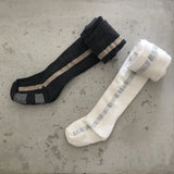 【hamomisi】lame line tights