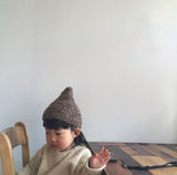 【hamomisi】コビトの帽子( スクラブ毛糸 )