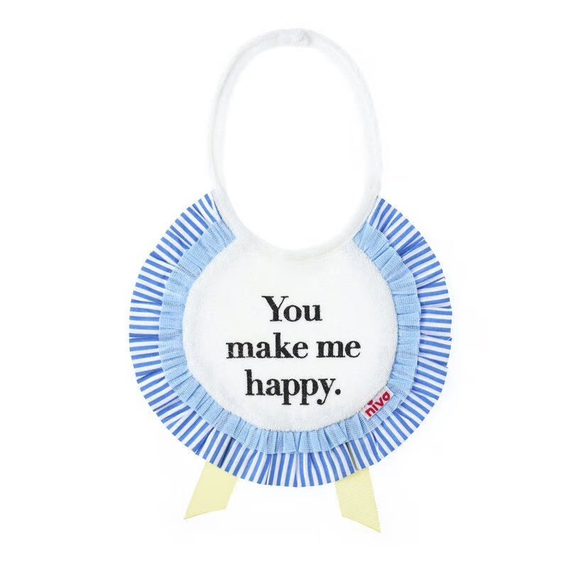 【Niva】撥水シート入りロゼット型スタイ／Rosette