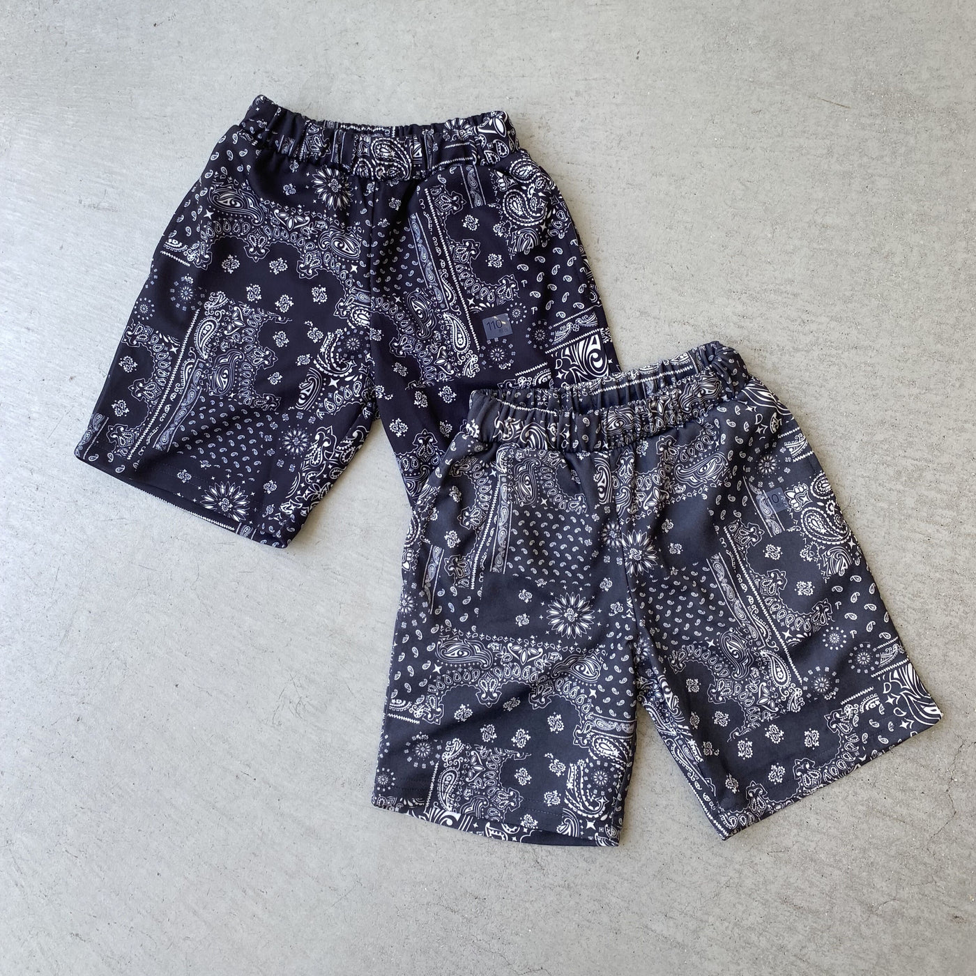 【hamomisi】Paisley half pants(120~150)