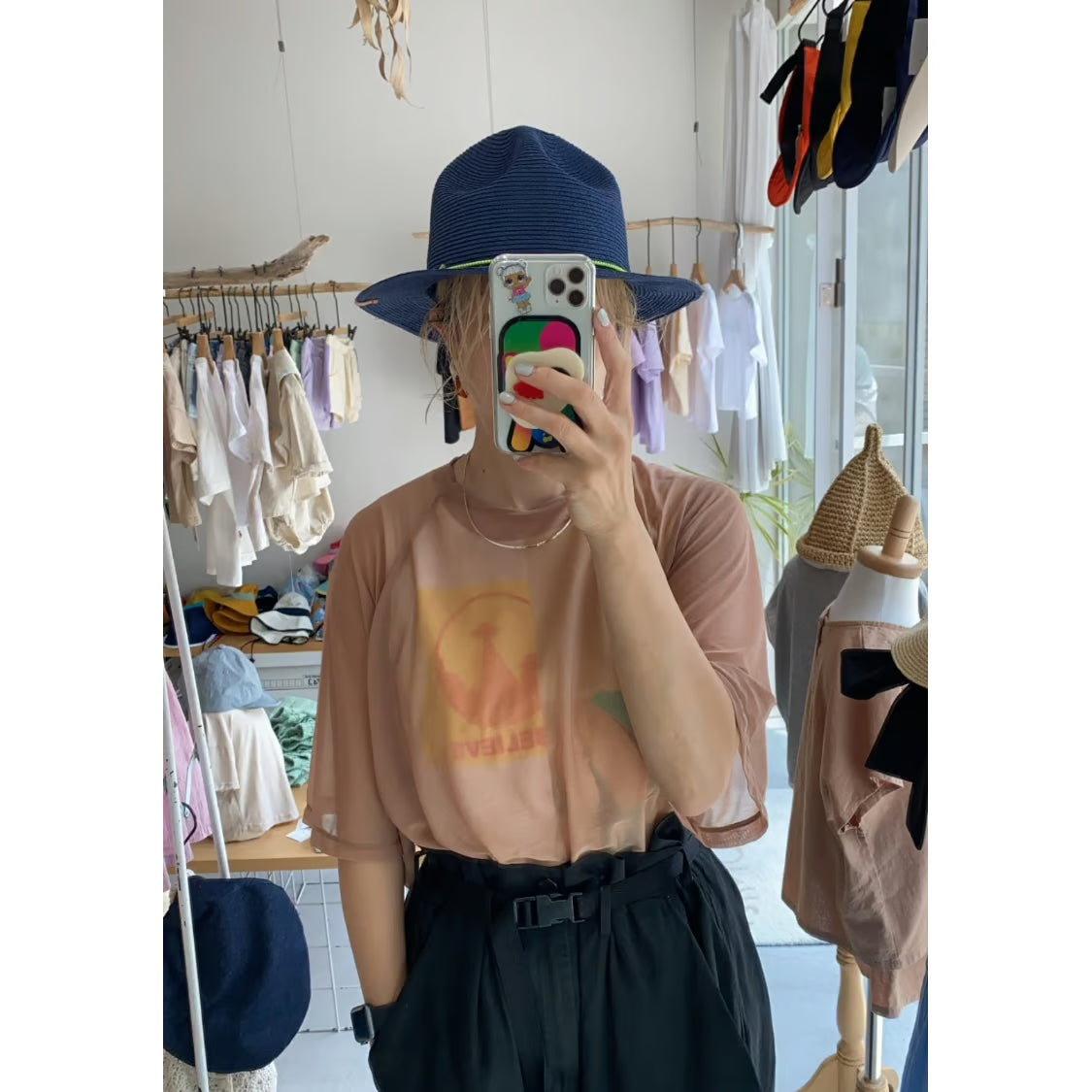 【hamomisi】Mountain braid hat